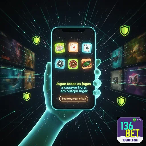 Diversidade de jogos de cassino móvel na 136bet